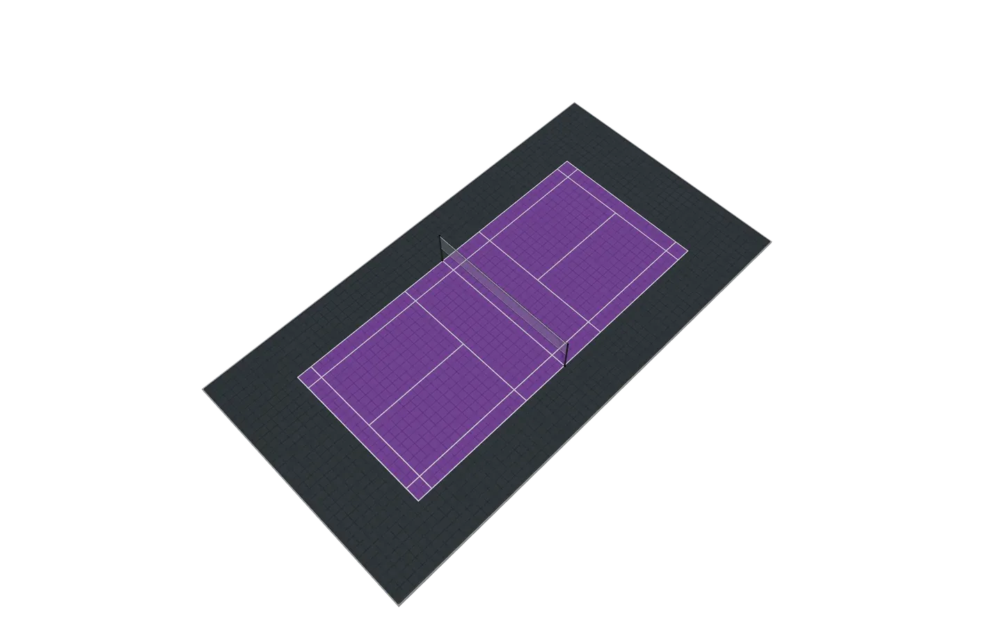 Comfort badminton court