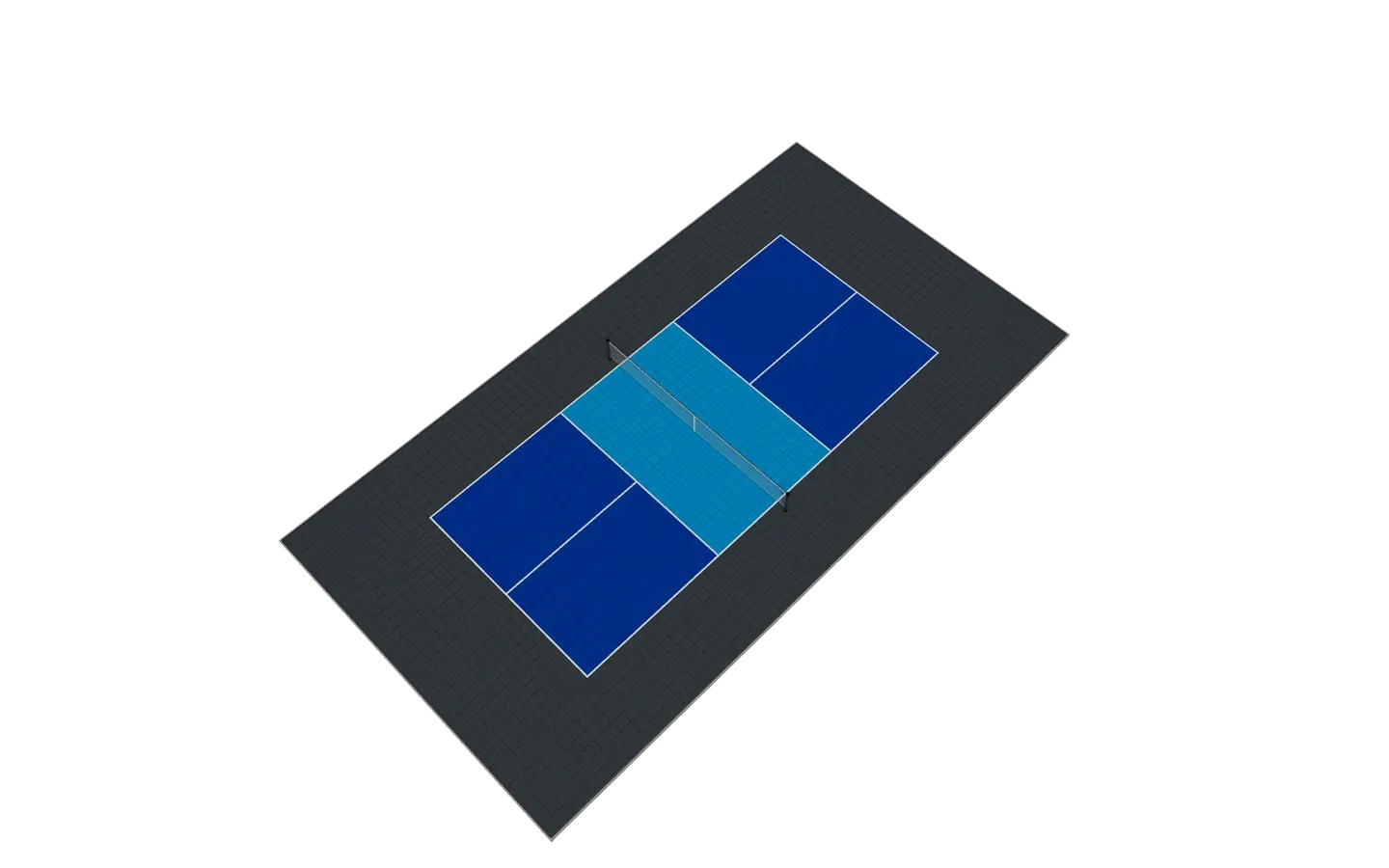 Comfort pickleball court