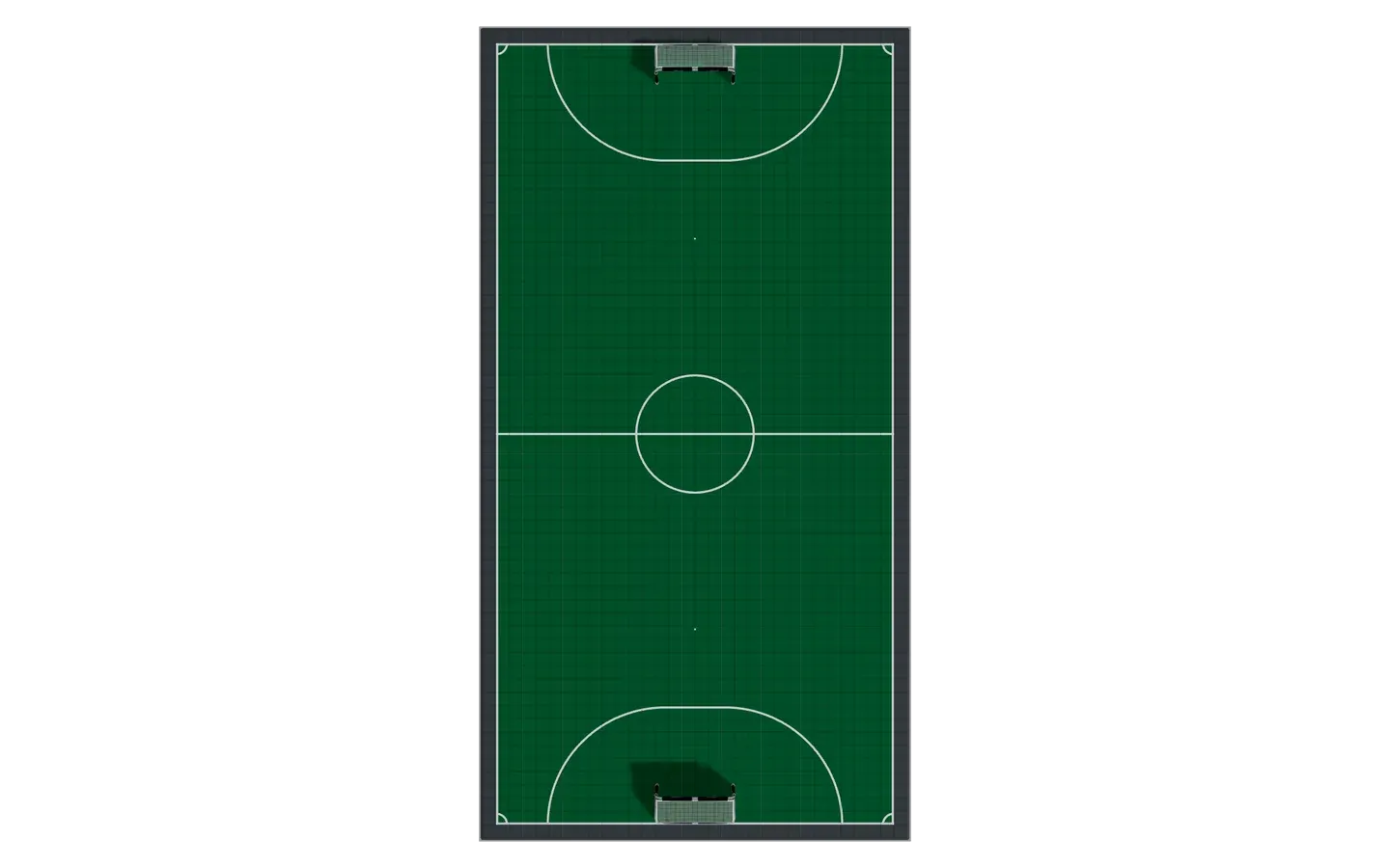 Garden pitch 18 × 9 m