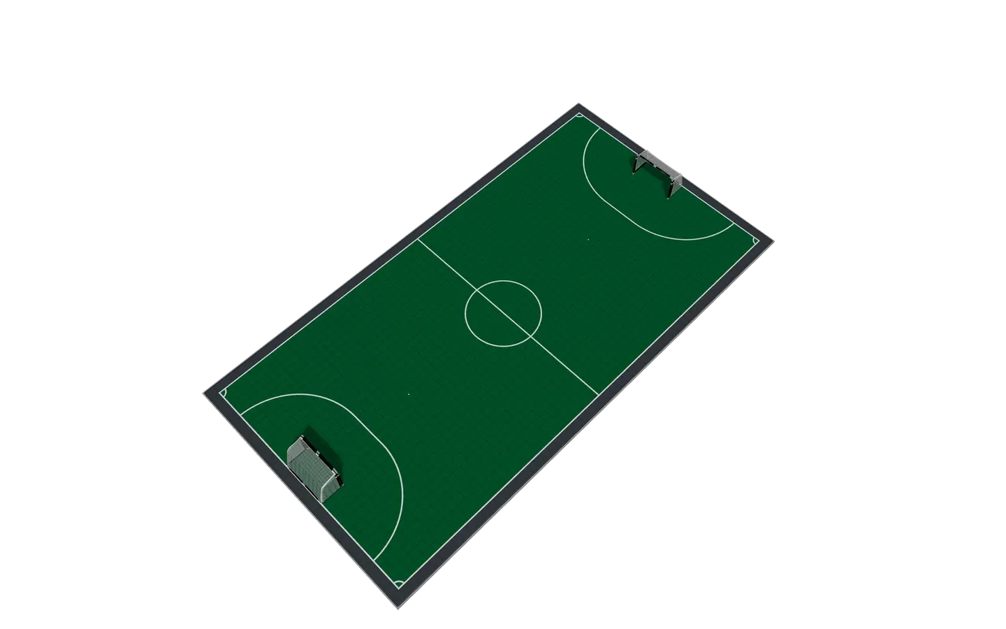 Garden pitch 18 × 9 m