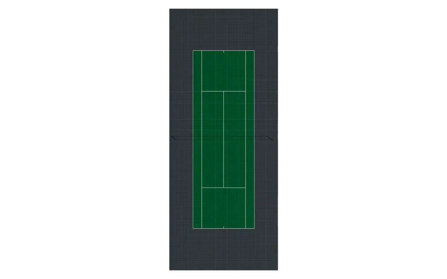 Tenisový kurt Green (78 ft)