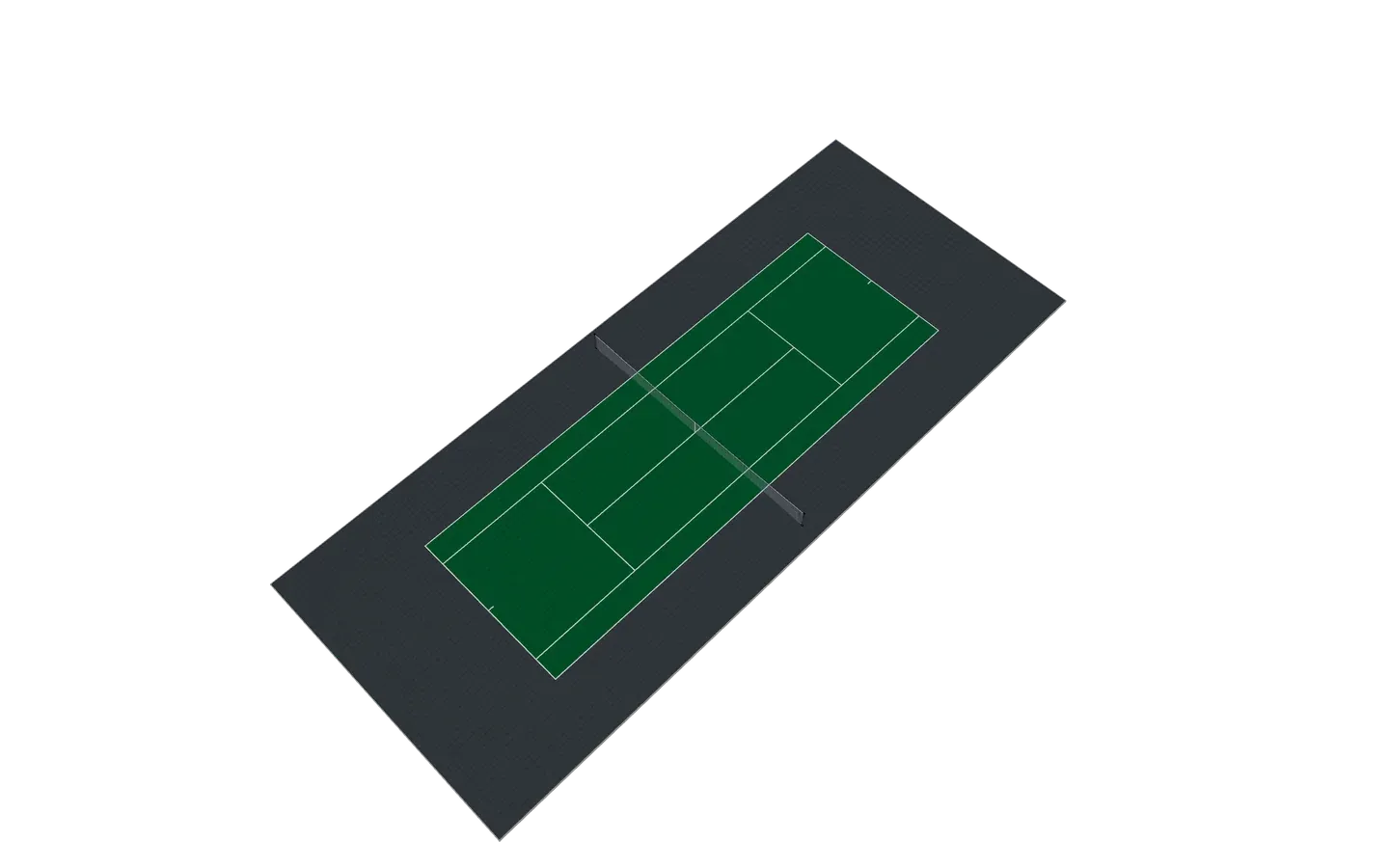 Green tennis court (78 ft)