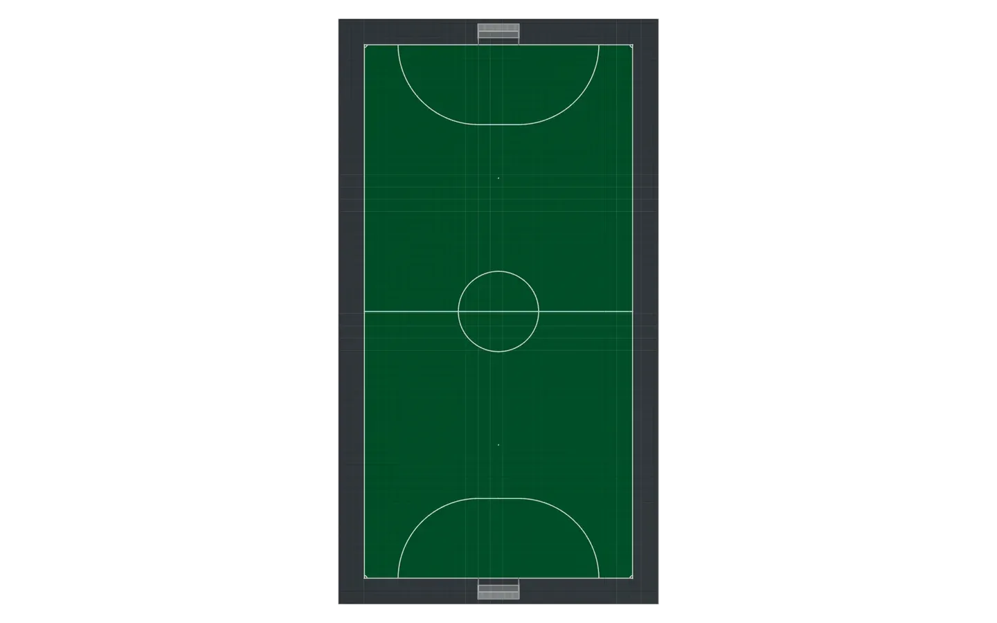 International futsal 40 × 20 m