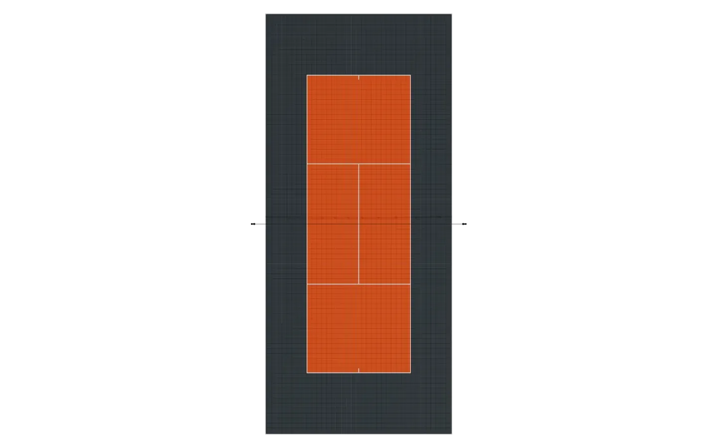 Tenisový kurt Orange (60 ft)