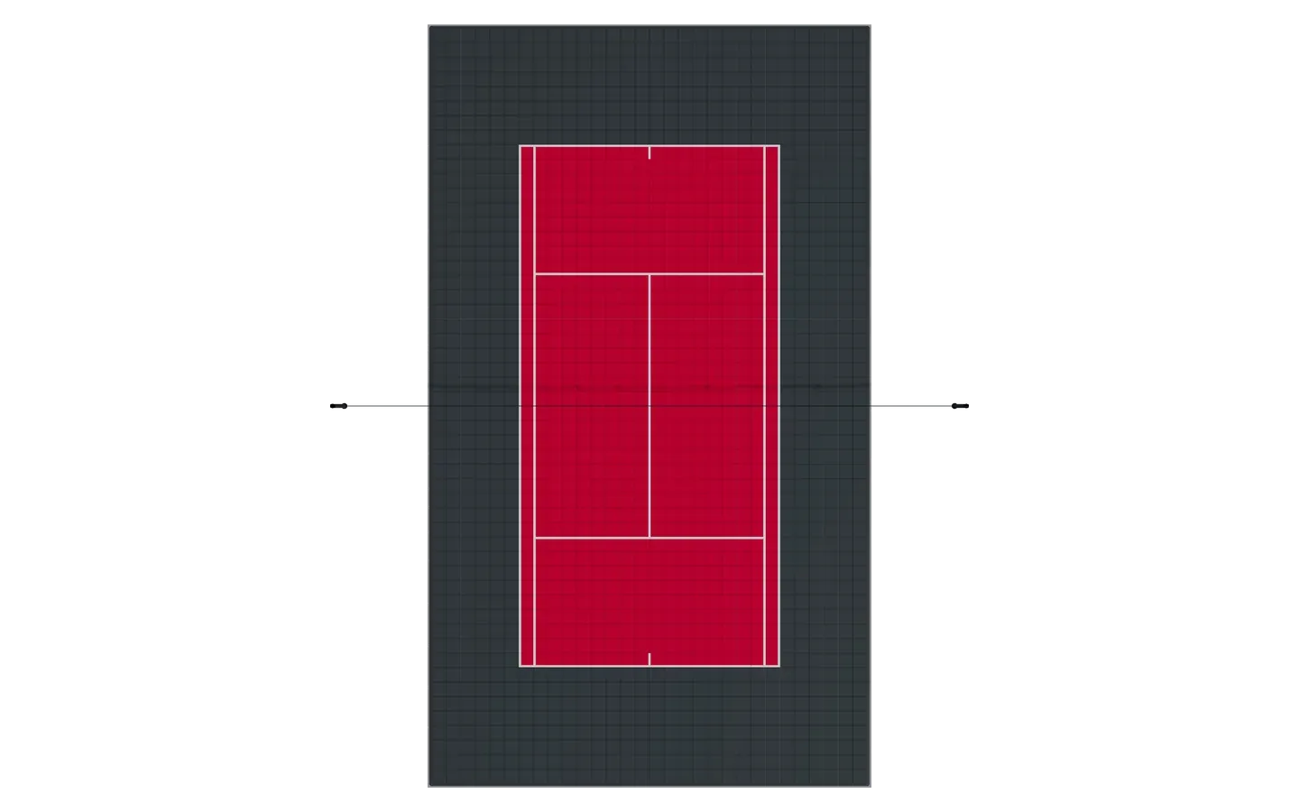 Tenisový kurt Red (36 ft)