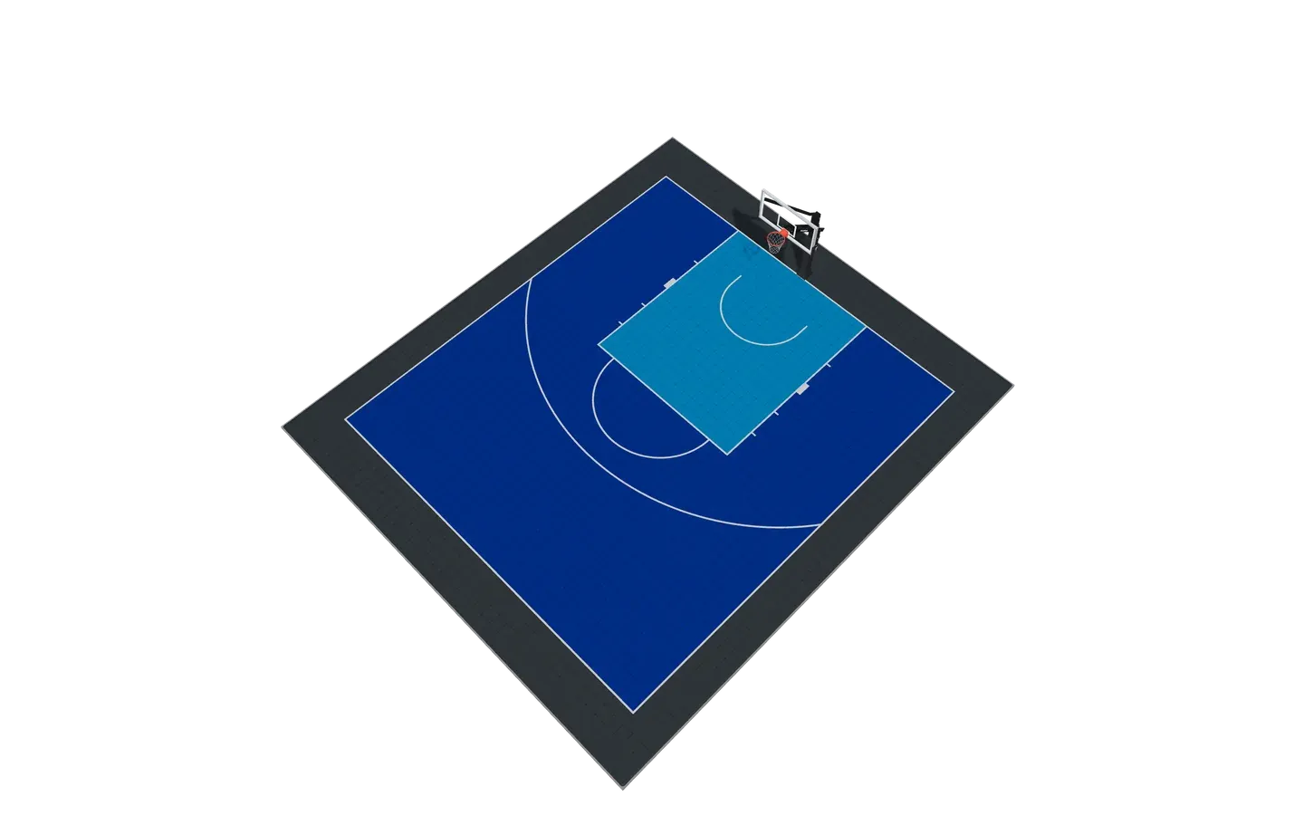 Three-on-three court