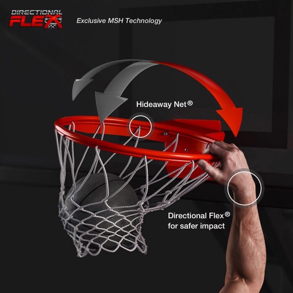 MegaSlam Basketball Hoops - Pro Rim Directional Flex