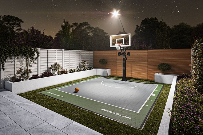 7.33 x 9.38m Kit do campo de basquetebol - OnCourt Online