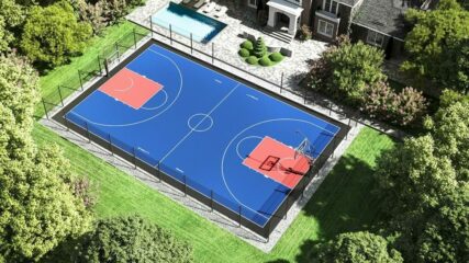 Maten en afmetingen basketbalveld