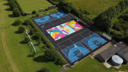 Canchas de baloncesto 3×3 del Colegio Universitario Británico