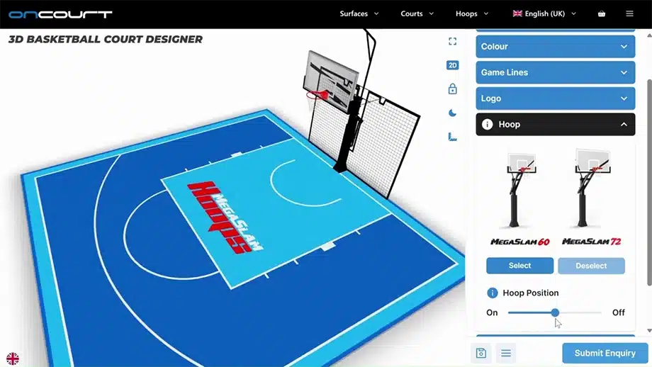 Як спроєктувати баскетбольний майданчик у 3D
